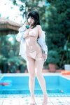 [Cosplay] Banbanko 半半子 - Taiho Swimsuit “Shirahama Daydream” 大鳳水着 「白浜のデイドリーム」