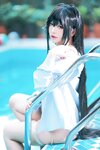[Cosplay] Banbanko 半半子 - Taiho Swimsuit “Shirahama Daydream” 大鳳水着 「白浜のデイドリーム」