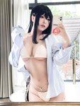 [Cosplay] Banbanko 半半子 - Taiho Swimsuit “Shirahama Daydream” 大鳳水着 「白浜のデイドリーム」