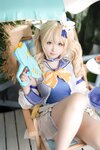 [Cosplay] 樱梨梨 芭芭拉泳装