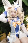 [Cosplay] 樱梨梨 芭芭拉泳装