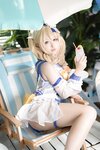 [Cosplay] 樱梨梨 芭芭拉泳装
