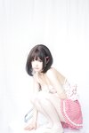 [Cosplay] Shenze Yongli 神沢永莉 - Pink plaid skirt 粉色格子裙