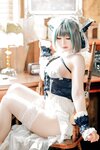 [Cosplay] Banbanko 半半子 - Cheshire body pillow チェシャー 抱き枕