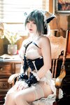 [Cosplay] Banbanko 半半子 - Cheshire body pillow チェシャー 抱き枕