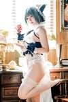 [Cosplay] Banbanko 半半子 - Cheshire body pillow チェシャー 抱き枕