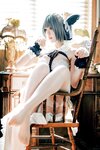[Cosplay] Banbanko 半半子 - Cheshire body pillow チェシャー 抱き枕