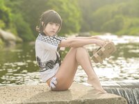 [Cosplay] Hitsuji Negoto 音琴ひつじ - Loincloth girl ふんどし娘～納涼