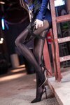 [Cosplay] 香草喵露露写真 十一月舰长 女警