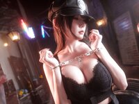 [Cosplay] 香草喵露露写真 十一月舰长 女警
