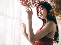 [Cosplay] 小立 红色睡衣