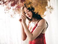 [Cosplay] 小立 红色睡衣