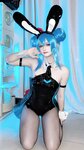 [Cosplay] PurinPuppy 屿鱼 - Hatsune bunny girl 初音 兔女郎