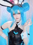 [Cosplay] PurinPuppy 屿鱼 - Hatsune bunny girl 初音 兔女郎