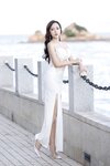 [Cosplay] 王馨瑶Yanni 白色裙子灰色旗袍