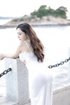 [Cosplay] 王馨瑶Yanni 白色裙子灰色旗袍