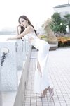 [Cosplay] 王馨瑶Yanni 白色裙子灰色旗袍