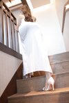[Cosplay] 王馨瑶Yanni 白色裙子灰色旗袍