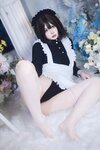 [Cosplay] 疯猫ss 少女衣橱 连体女仆装