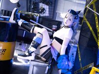 [Cosplay] PurinPuppy 屿鱼 - Silver Wolf Honkai Impact 银狼 崩坏