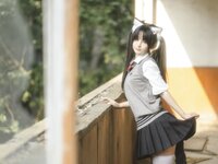 [COSPLAY] 樱井宁宁 - 废墟jk