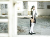 [COSPLAY] 樱井宁宁 - 废墟jk