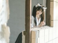 [COSPLAY] 樱井宁宁 - 废墟jk