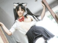 [COSPLAY] 樱井宁宁 - 废墟jk