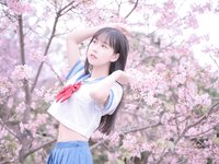[Cosplay] myeo0 萌芽儿o0 - Sakura JK 樱花JK