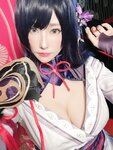 [Cosplay] Ringo Mitsuki 林檎蜜紀 - えっちな極小エナメルおぱんつの雷電将軍に見下される更新ﰾ���⚡️