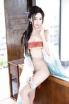 [Cosplay] 王馨瑶Yanni 绿色古装 瀑布