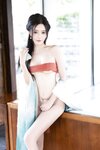 [Cosplay] 王馨瑶Yanni 绿色古装 瀑布