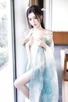 [Cosplay] 王馨瑶Yanni 绿色古装 瀑布