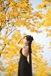 [Cosplay] myeo0 萌芽儿o0 - Ginkgo trees in autumn and yellow wind chimes in spring. 秋有银杏 春有黄风铃
