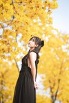 [Cosplay] myeo0 萌芽儿o0 - Ginkgo trees in autumn and yellow wind chimes in spring. 秋有银杏 春有黄风铃