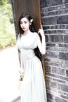 [Cosplay] 王馨瑶Yanni 豆绿色连衣裙白色泳衣