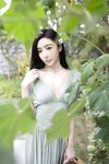 [Cosplay] 王馨瑶Yanni 豆绿色连衣裙白色泳衣