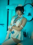 [Cosplay] Mahuajiang 麻花麻花酱 - Blue nurse 碧蓝护士