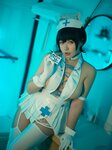 [Cosplay] Mahuajiang 麻花麻花酱 - Blue nurse 碧蓝护士