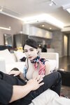 [Cosplay] 李若汐 性感空姐制服