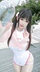 [Cosplay] miko酱ww 粉白海月姬
