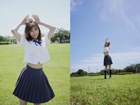 [Photobook] 制服✕ショートカット ヌード写真集 BEST[131P]