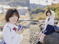 [Photobook] 制服✕ショートカット ヌード写真集 BEST[131P]