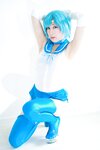 [Cosplay] Ringo Mitsuki 林檎蜜紀 - エッチな懐コスﰪ���ぴたぴたレオタードのえっち版セーラー戦士ﰪ���マーキュリー編