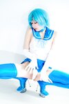 [Cosplay] Ringo Mitsuki 林檎蜜紀 - エッチな懐コスﰪ���ぴたぴたレオタードのえっち版セーラー戦士ﰪ���マーキュリー編