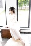 [Cosplay] 王馨瑶Yanni 白色连衣裙字画