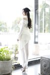 [Cosplay] 王馨瑶Yanni 白色连衣裙字画