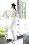 [Cosplay] 王馨瑶Yanni 白色连衣裙字画