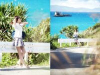 [Photobook] 森日向子 ヌード写真集『夏 駆ける 空 Blue sky Blue』制服未公開編