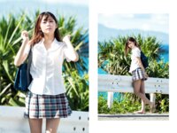 [Photobook] 森日向子 ヌード写真集『夏 駆ける 空 Blue sky Blue』制服未公開編